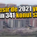 Balıkesir’de 2021 yılında 34 bin 341 konut satıldı