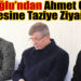 Davutoğlu’ndan Ahmet Çalık’ın Ailesine Taziye Ziyareti