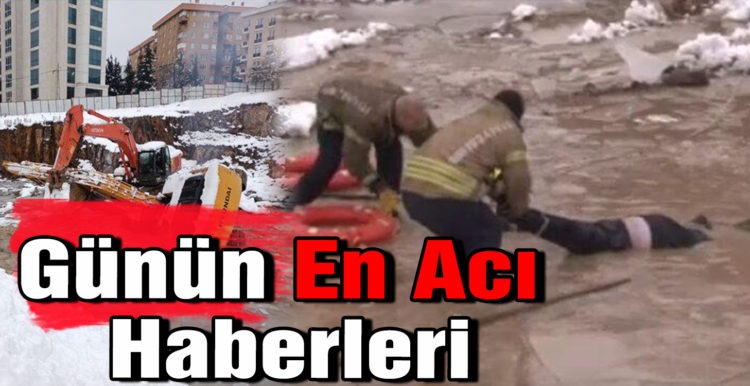 Suya düşen kepçenin operatörü hayatını kaybetti
