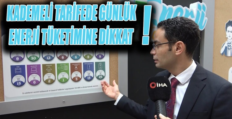 KADEMELİ TARİFEDE GÜNLÜK ENERJİ TÜKETİMİNE DİKKAT !