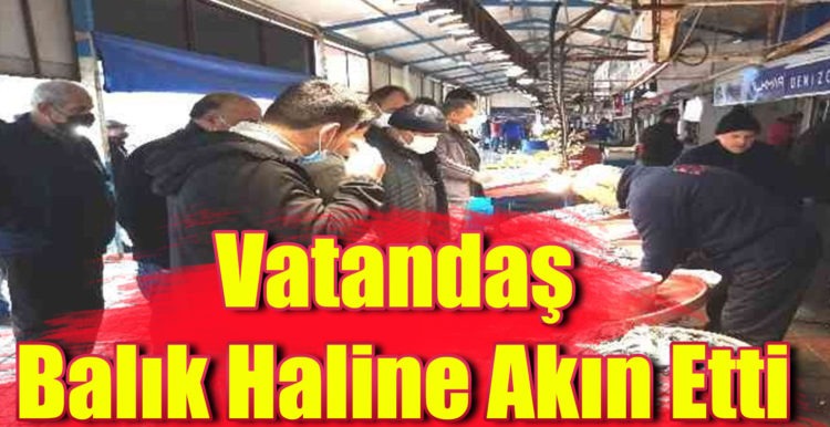 Vatandaş Balık Haline Akın Etti !!!