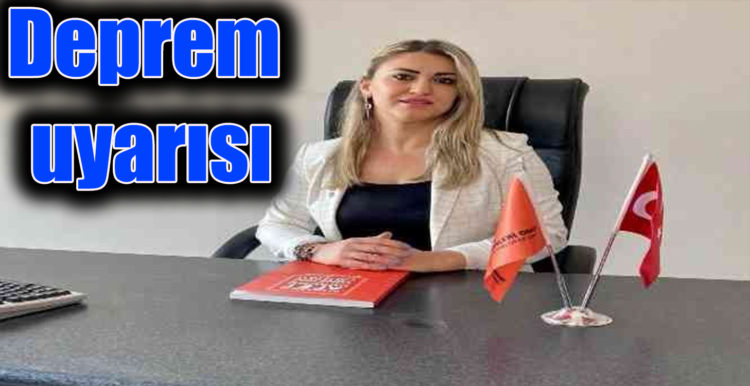 Deprem uyarısı!
