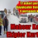 Mahsur Kalan Ekipler Kurtarıldı