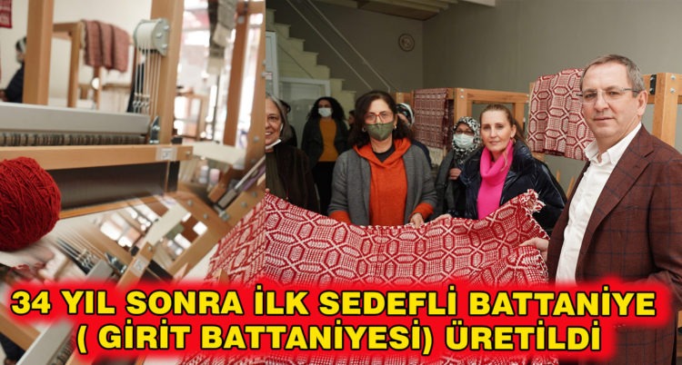 34 YIL SONRA İLK SEDEFLİ BATTANİYE ( GİRİT BATTANİYESİ) ÜRETİLDİ