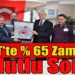 BEST’te % 65 Zam