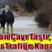 Havran Çayı Taştı, Kara Yolu Trafiğe Kapandı