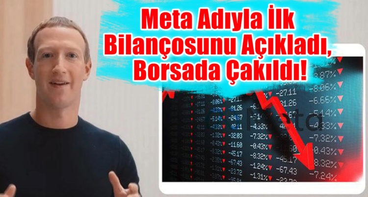 Meta Adıyla İlk  Bilançosunu Açıkladı, Borsada Çakıldı!