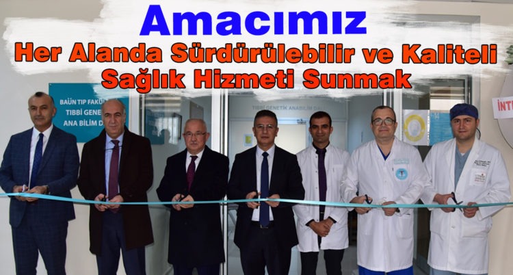 BAÜN Hastanesinde Genetik Hastalıklar Değerlendirme Merkezi Açıldı