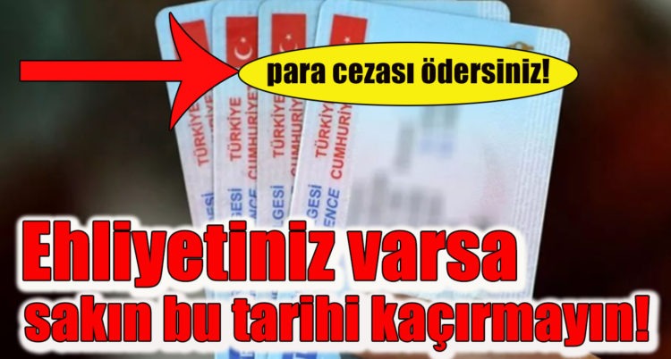 Para cezası ödersiniz!