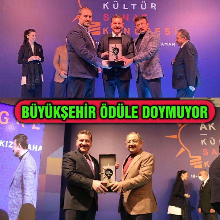 Büyükşehir Ödüle Doymuyor
