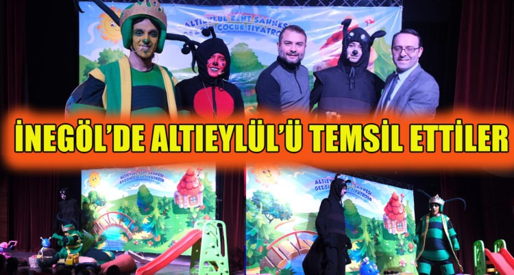 İNEGÖL’DE ALTIEYLÜL’Ü TEMSİL ETTİLER