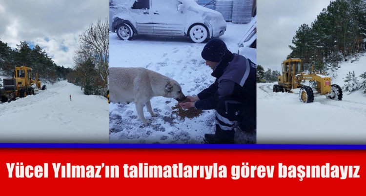 Büyükşehir’den yoğun kar yağışıyla etkin mücadele