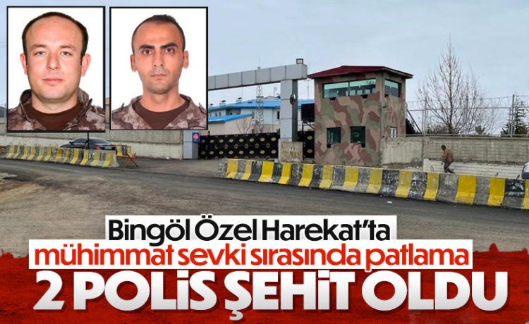 Bingöl’de Özel Harekat Şube Müdürlüğü’nde Patlama