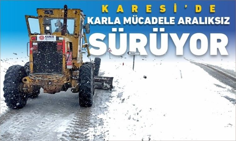 KARESİ TÜM EKİPLERİYLE SAHADA!