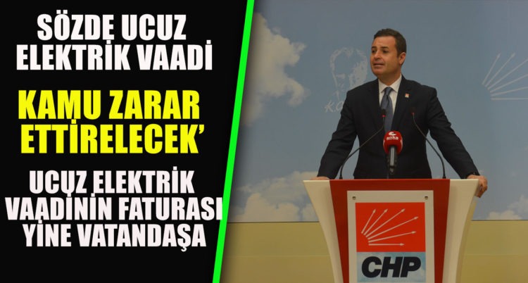 ‘ELEKTRİĞİ PAHALIYA ALIP ÖZELE UCUZA SATACAKLAR’