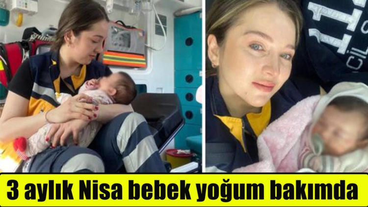 3 aylık Nisa bebek yoğum bakımda!