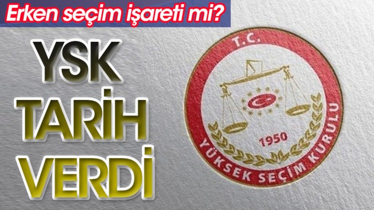 ‘Erken seçim’ işareti mi?