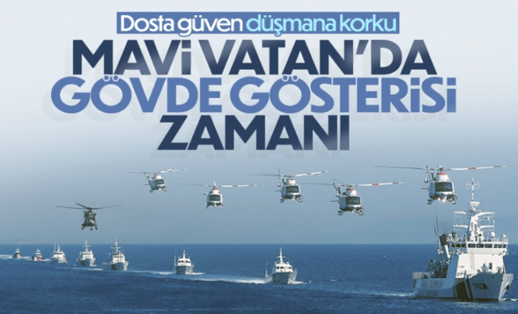 Mavi Vatan 2022 Tatbikatı 3 Denizde Devam Ediyor