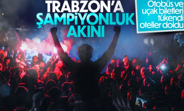 Trabzon’a Şampiyonluk Akını