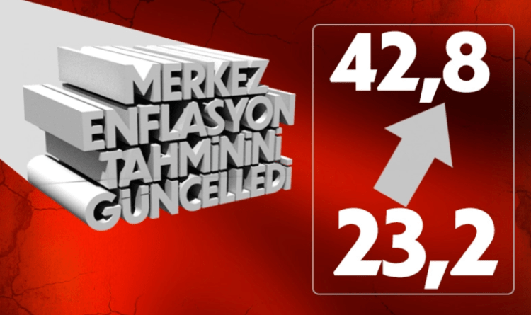 Yıl Sonu Enflasyon Tahmini Yüzde 42,8