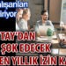 Yargıtay’dan işçiyi şok edecek biriken yıllık izin kararı