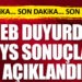 MEB duyurdu! EKYS sonuçları açıklandı