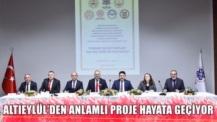 ALTIEYLÜL’DEN ANLAMLI PROJE HAYATA GEÇİYOR