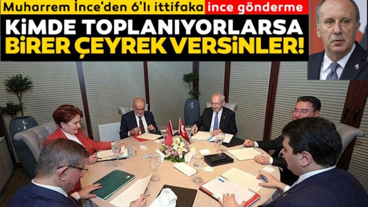 Kimde toplanıyorlarsa birer çeyrek versinler…