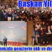 Başkan Yılmaz: Her çalışmamızda gençlerin aklı ve dinamizmi var