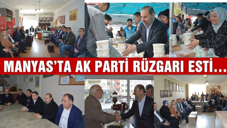MANYAS’TA AK PARTİ RÜZGARI ESTİ
