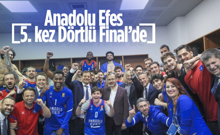 Anadolu Efes EuroLeague’de Beşinci Kez Dörtlü Final’de