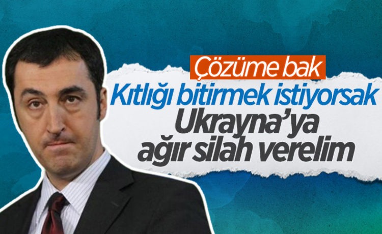 Cem Özdemir’den Ukrayna Önerisi: Kıtlığı Önlemek İçin Silah Gönderin