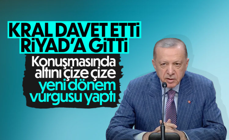 Erdoğan, Suudi Arabistan’a gitti