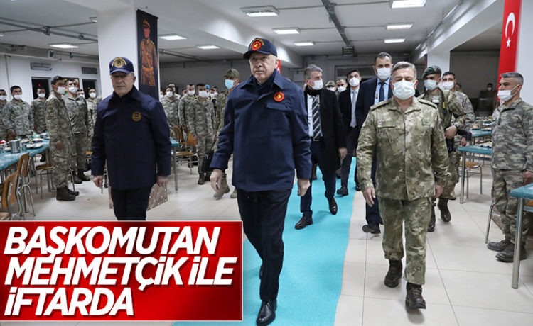 Cumhurbaşkanı Erdoğan Mehmetçikle İftar Yaptı