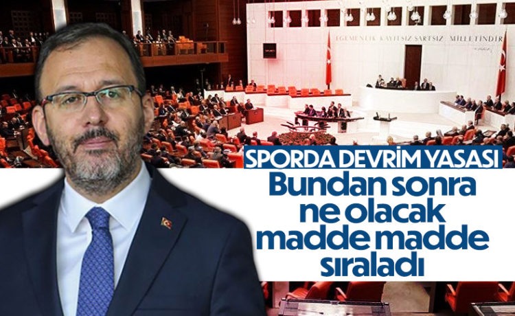 Yeni Yasa, Türk Sporunda Devrim Olacak
