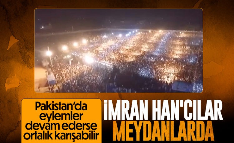 Pakistan’da İmran Han’a Destek Gösterileri Devam Ediyor