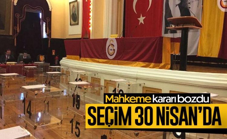 Galatasaray’da Seçim Tarihi: 30 Nisan