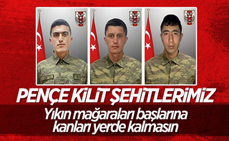 Pençe-Kilit Operasyonu’nda 3 Askerimiz Şehit Oldu