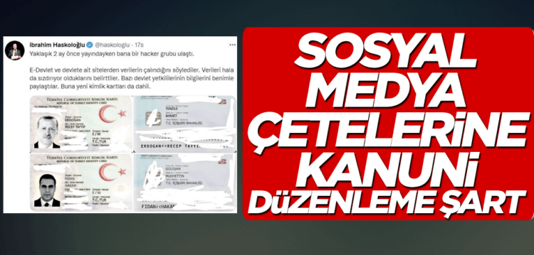 Sosyal medya çeteleri denetim altına alınmalı