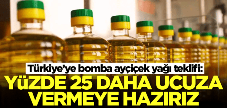 Yüzde 25 daha ucuza vermeye hazırız