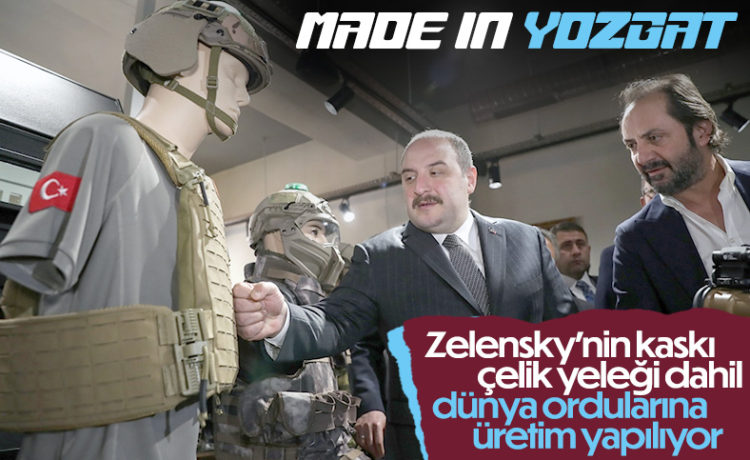 Vladimir Zelensky’ye Balistik Korumalı Kask ve Yelek Yozgat’tan  Gitti