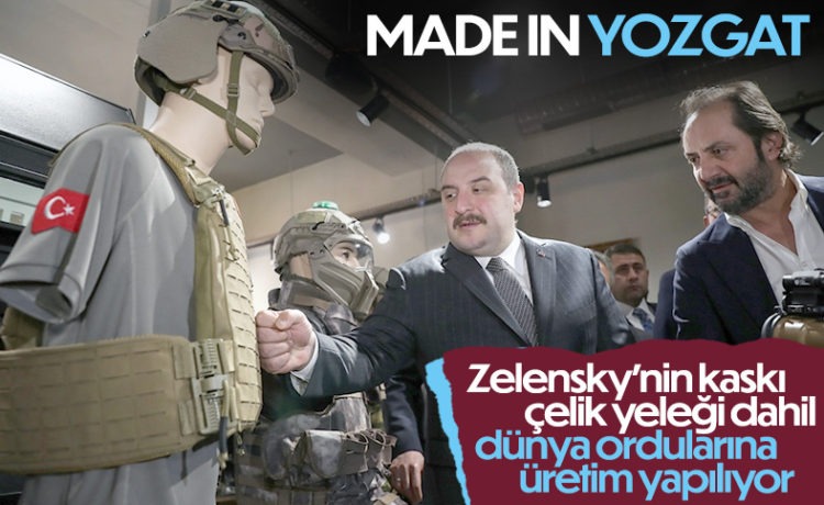 Vladimir Zelensky’ye balistik korumalı kask ve yelek Yozgat’tan gitti