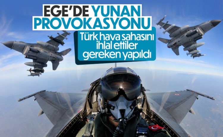 Ege’de Yunan provokasyonu: Karşılık verildi