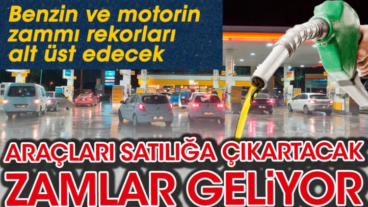Araçları satılığa çıkartacak zamlar geliyor