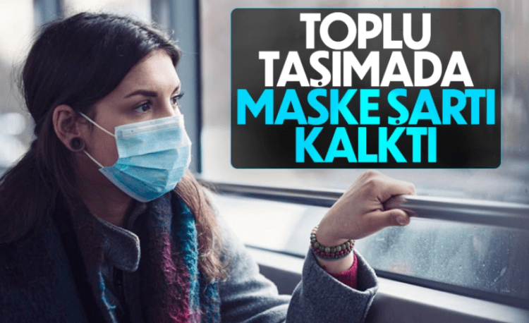 Artık Toplu Taşımada Maske Zorunlu Değil!