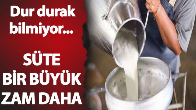 Çiğ süt fiyatı açıklandı: Yüzde 30 zam