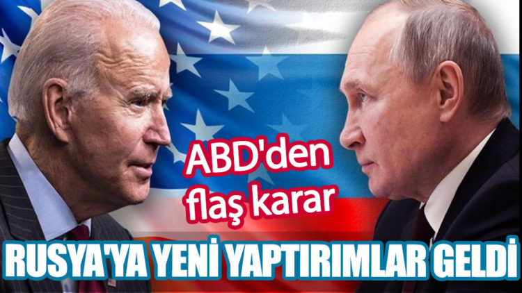 ABD’den Rusya’ya karşı yeni yaptırım kararları