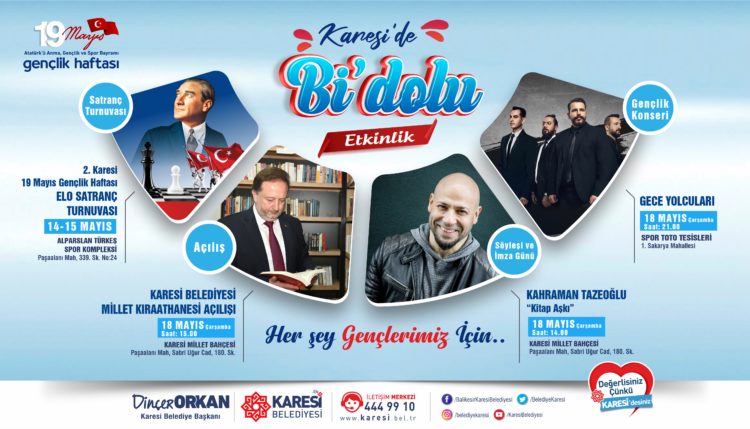 KARESİ’DE GENÇLER İÇİN Bİ’DOLU ETKİNLİK