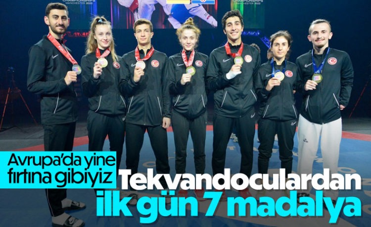 İlk Günde 7 Madalya