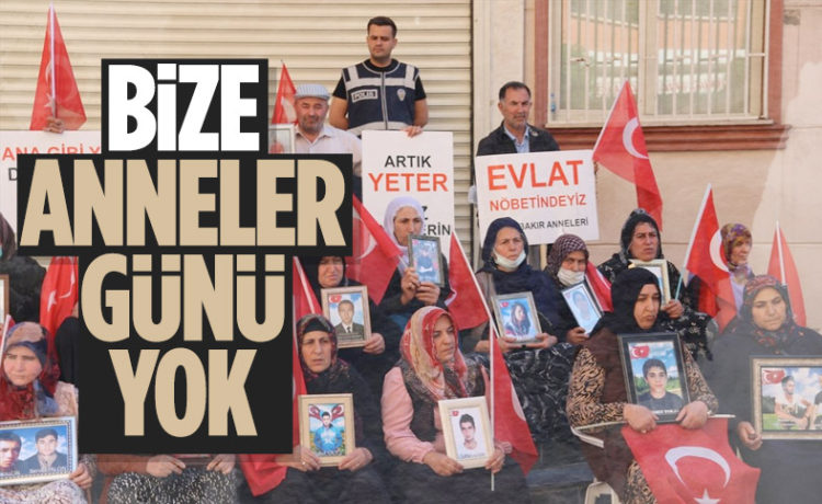 Anneler Günü’nde de evlatlarını bekledi